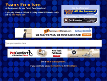 Tablet Screenshot of familyfeudinfo.com